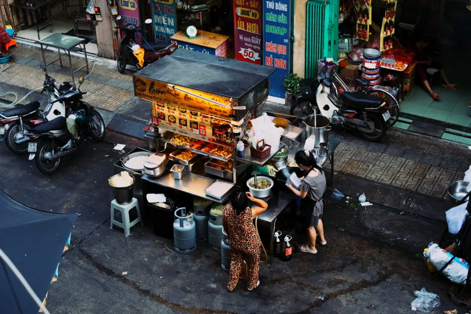 Quầy nước và tính tiền